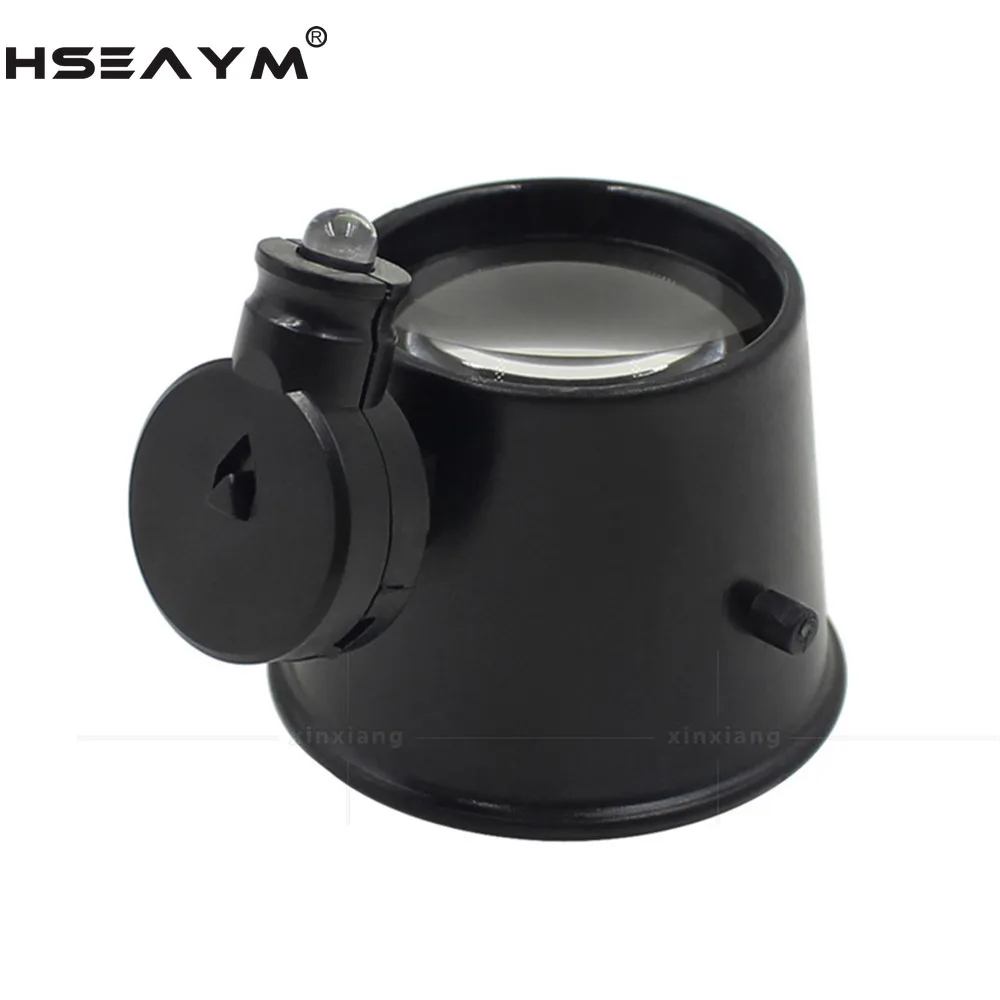 Clock Maintenance Wearing Headband LED Magnifier Magnifying Glass Loupe Reading Repair Appreciation Antique Identification | Инструменты