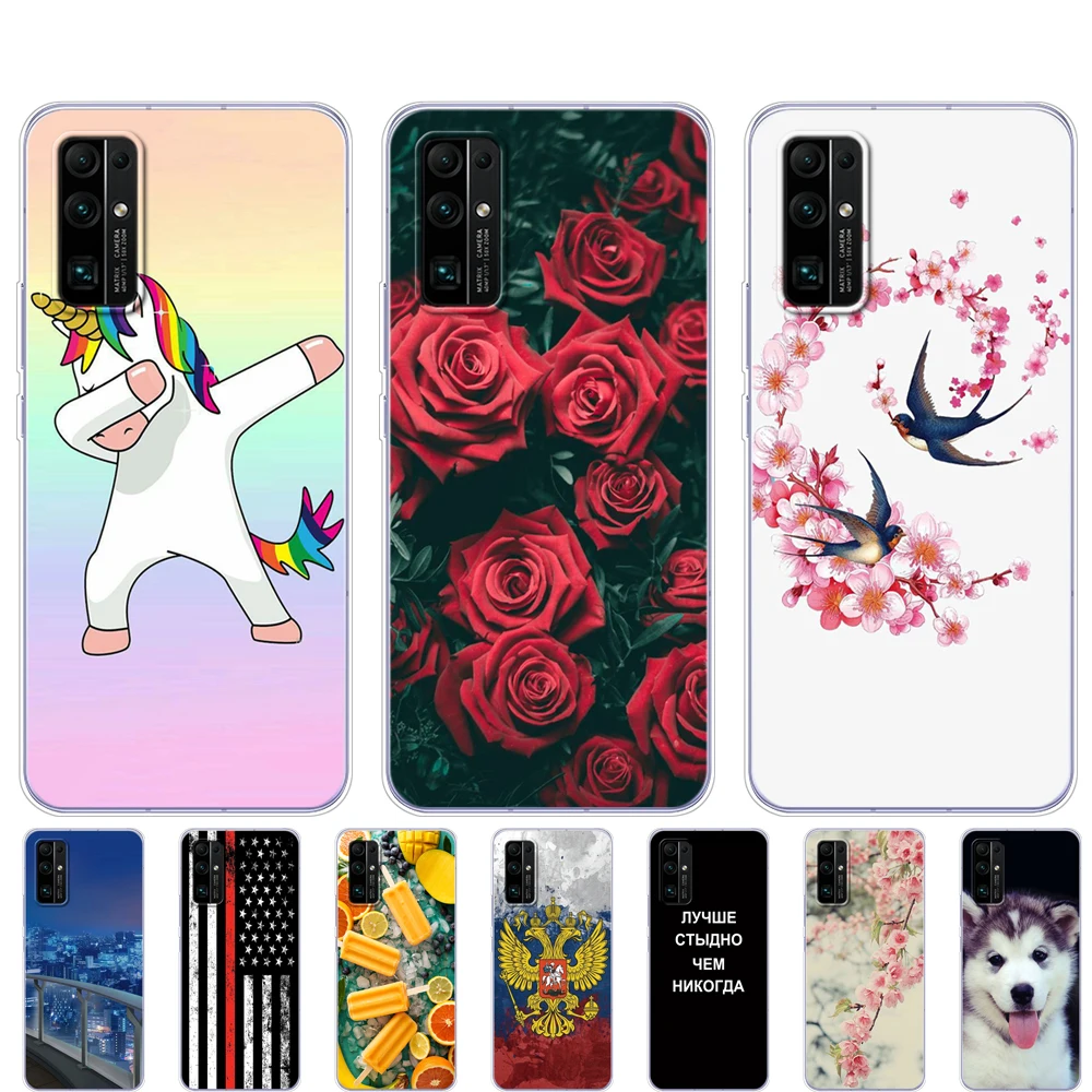 Чехол для HONOR 30 BMH-AN10 дюйма мягкий силиконовый чехол из ТПУ Huawei Honor Pro +