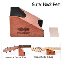 guitar electric acoustic neck rest support stand work mat pad wood base luthier setup tool two height for basses ukulele banjo