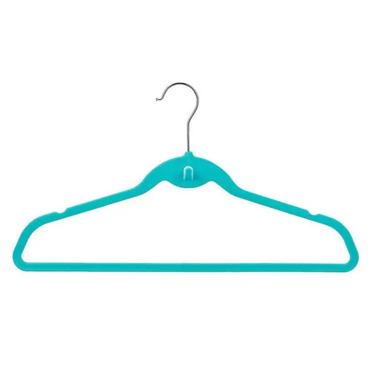 Goede Multi-Functionele Rij Van Kleding Winkel Hangers Met Haak Anti-Slip Massaal Hangers Zonder Trace Zwarte Hangers 44.50cm