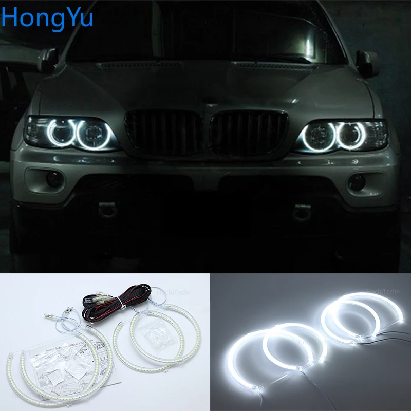 Для BMW E53 X5 2000 2001 2002 2003 отличные ангельские глазки ультра яркий smd комплект