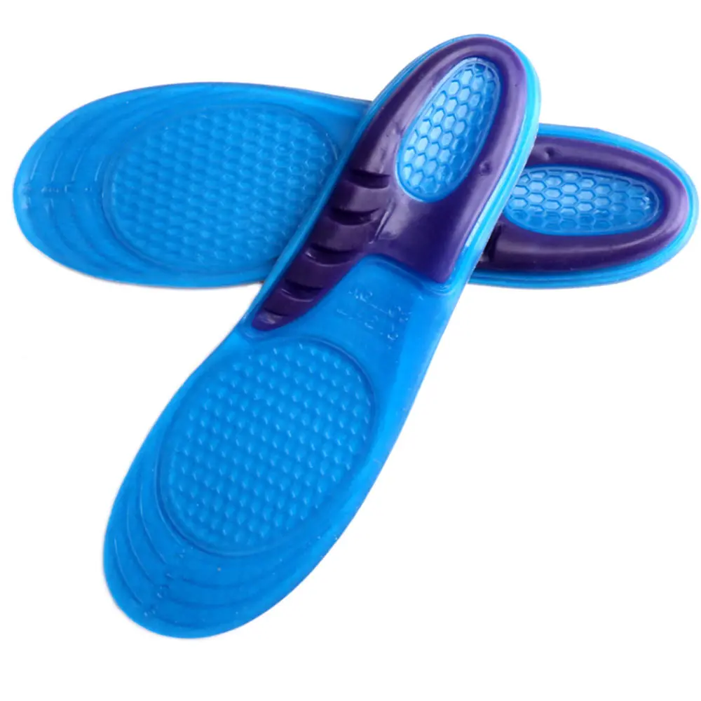 

Unisex Silicone Massaging Insoles Pads Orthotic Arch Sport Shoe Foot Care Pad Shock-absorbing Breathable Sports Gel Insoles