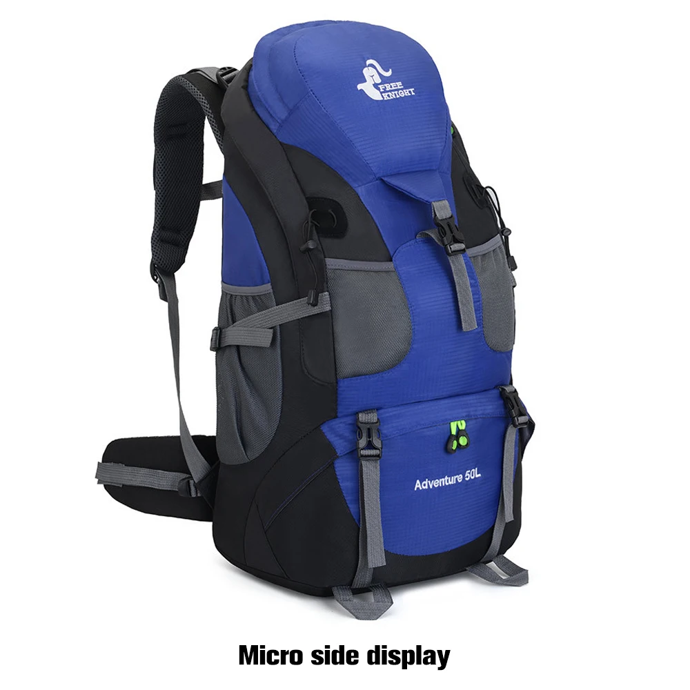 

50L Backpack Large-capacity Mountaineering Bag Cross-border Waterproof Sweat-proof Hiking Hot Waterproof Backpack Bicycle Bags