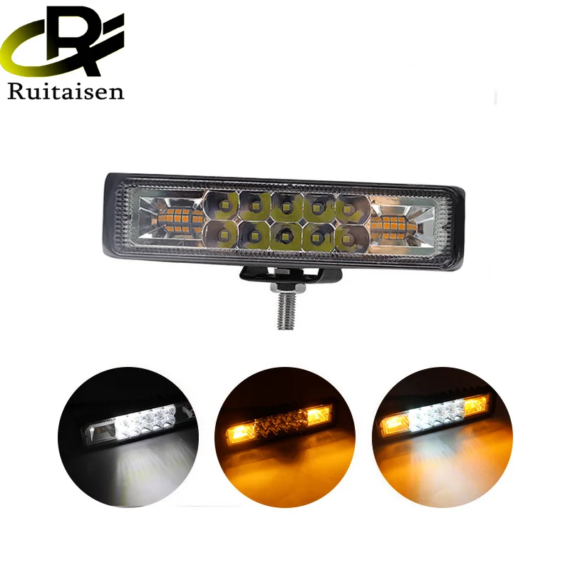 

Ruitaisen 6 Inch 48W Car Led Working Light Bars Spot Light Waterproof Auto Worklight Driving Off-Road Shockproof Work Lamps