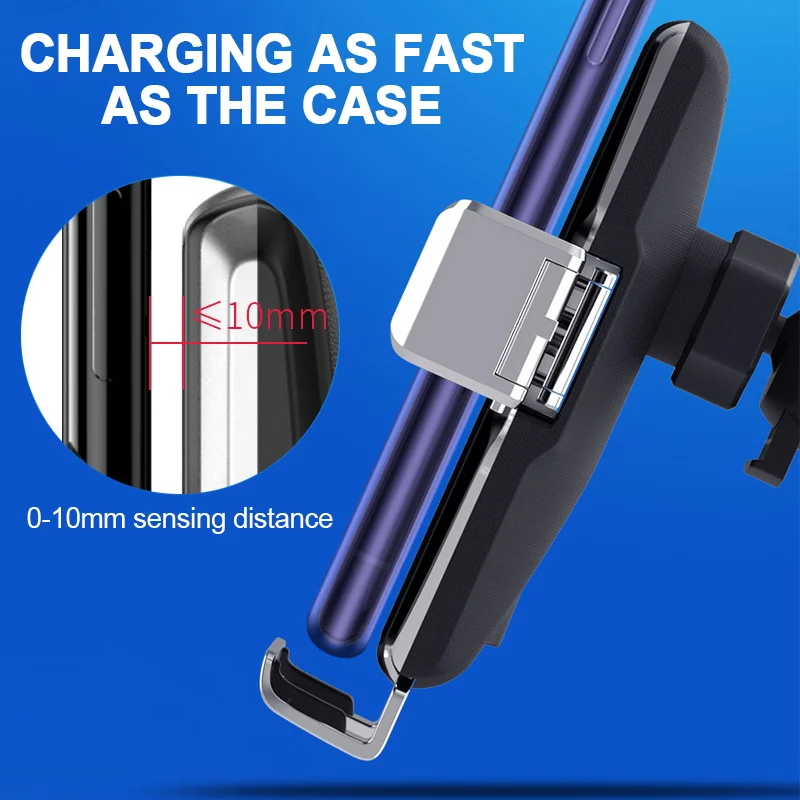 Автомобильное беспроводное зарядное устройство Tongdaytech 15 Вт для Iphone XS 8 11 Pro Max Samsung