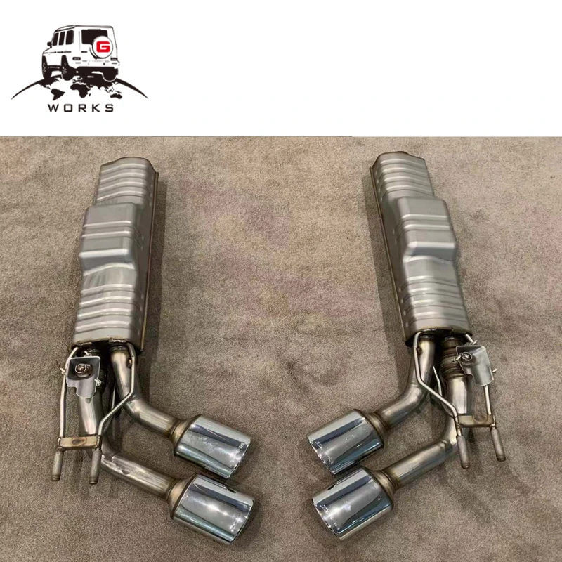 

G wagon class W464 W463A G63 style 2019 Valved Exhaust System muffler tips for G class G500 G550