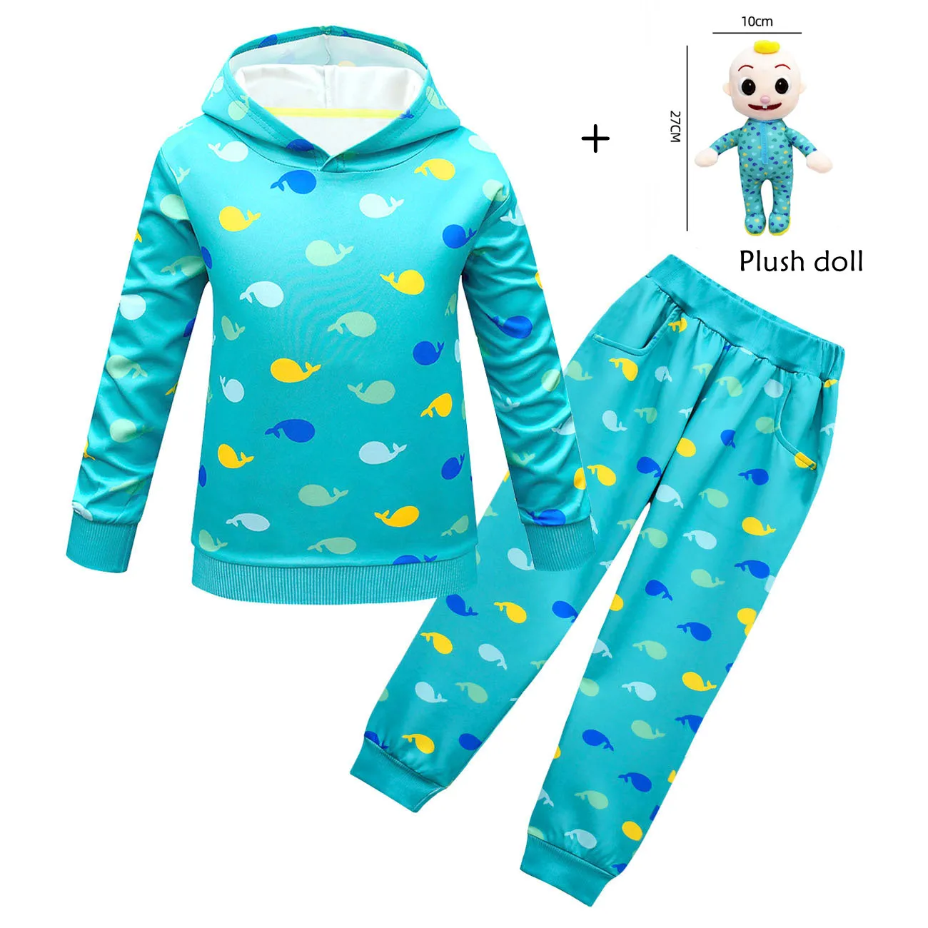 Костюм кокомелона для мальчиков на Хэллоуин одежда косплея аниме худи с длинным