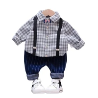 spring autumn children casual clothes baby boys girls cotton shirt pants 2pcssets kid infant costume toddler fashion sportswear