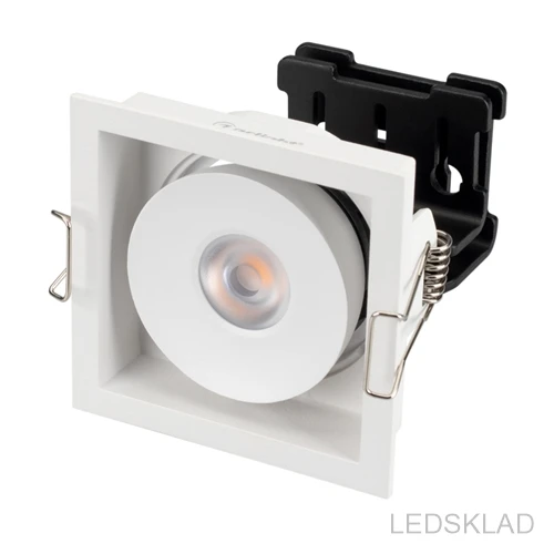 026874 Светильник CL-SIMPLE-S80x80-9W Warm3000 (WH 45 deg) (ARL IP20 Металл 3 года)-1шт. Arlight | Лампы и