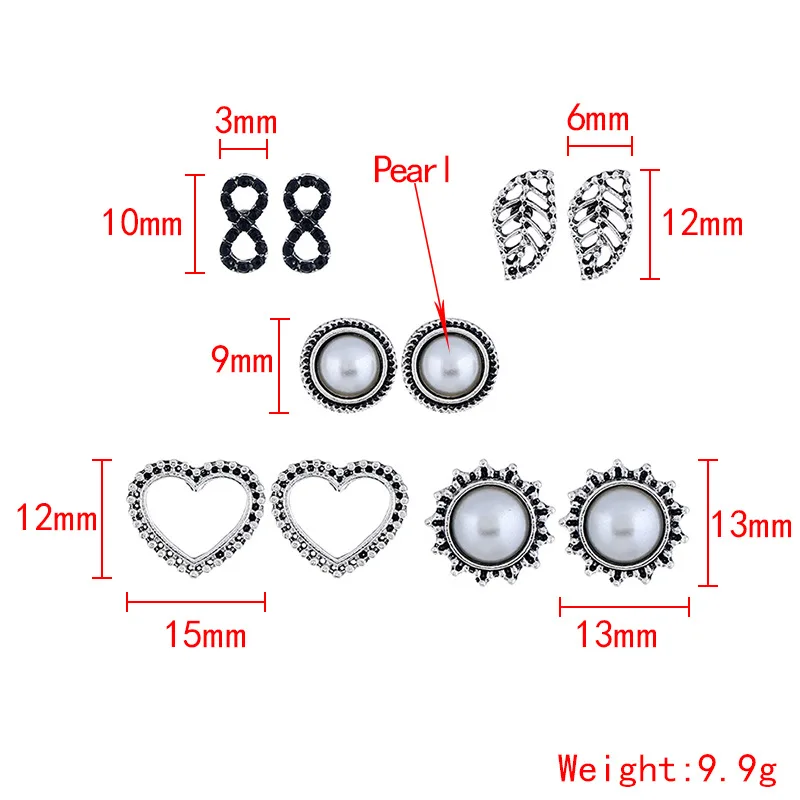 

Carved antique earrings various earrings set