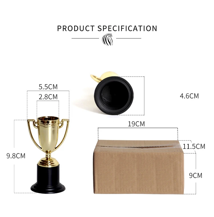 12 шт. в упаковке для отдыха и вечеринок макет сцены реквизит трофей модель