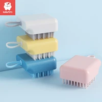 kimpets pet dog bathing brush multifunction massage cat combs hair removal open knot comb kitten accessories pet grooming tool