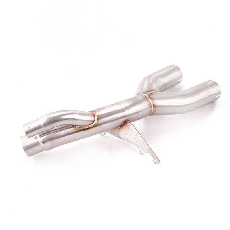 

Motorcycle Modified Exhaust System For BMW S1000RR Exhaust Link Tube Replace Catalyst Middle Link Pipe 2017 2018