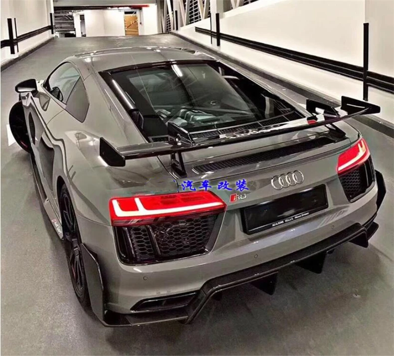 Настоящий спойлер из углеродного волокна для Audi R8 V8 V10 GT 2007 2022 Высокое качество