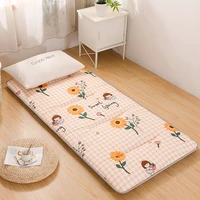 foldable japanese tatami mattress futon floor sleeping mattresses bed thickened moisture proof dormitory floor mat cotton pad
