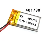 401730 3,7 V 150mAh полимерный литиевый Lipo аккумулятор Подгонянный оптом CE FCC ROHS MSDS сертификация качества
