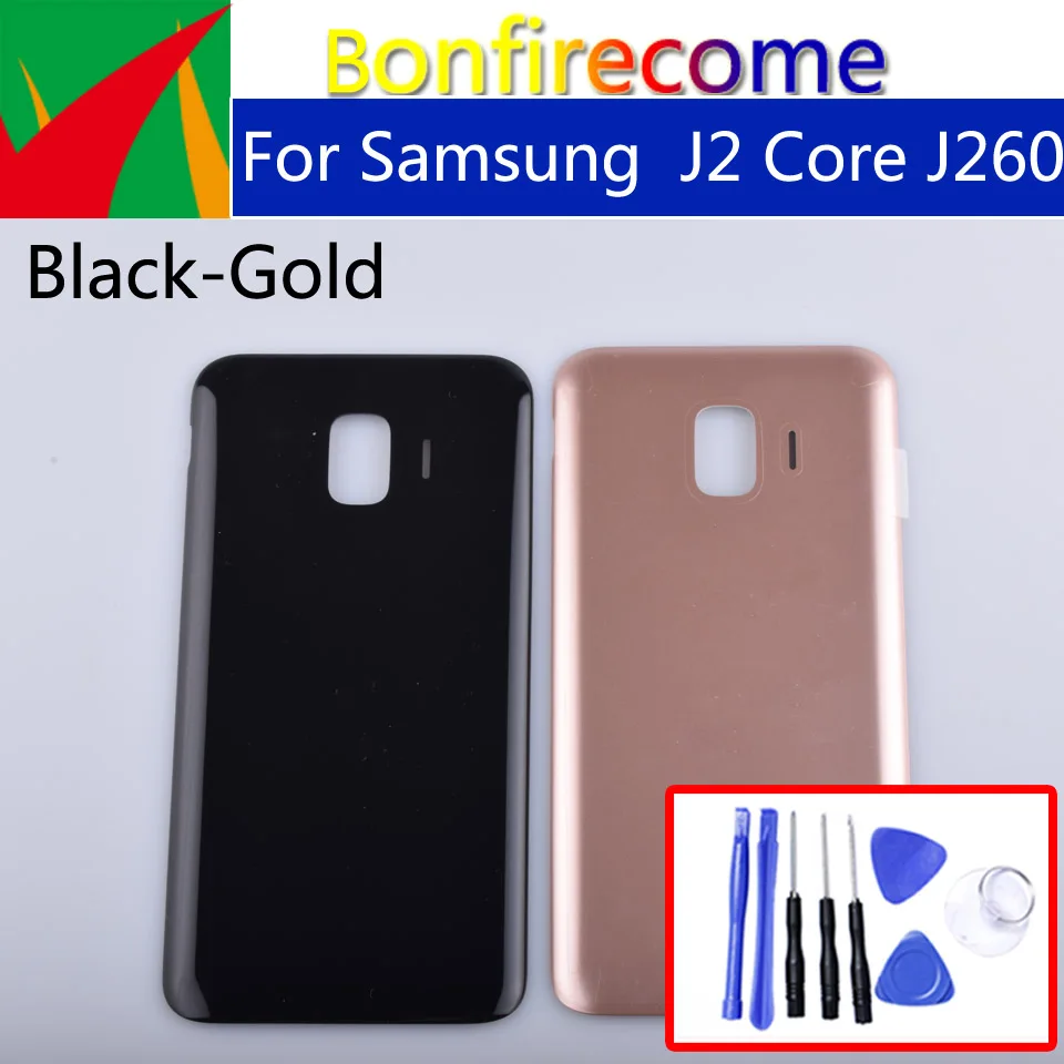 Оригинальное качество для Samsung Galaxy J2 Core J260 J260G J260SM J260F Корпус Крышка батарейного