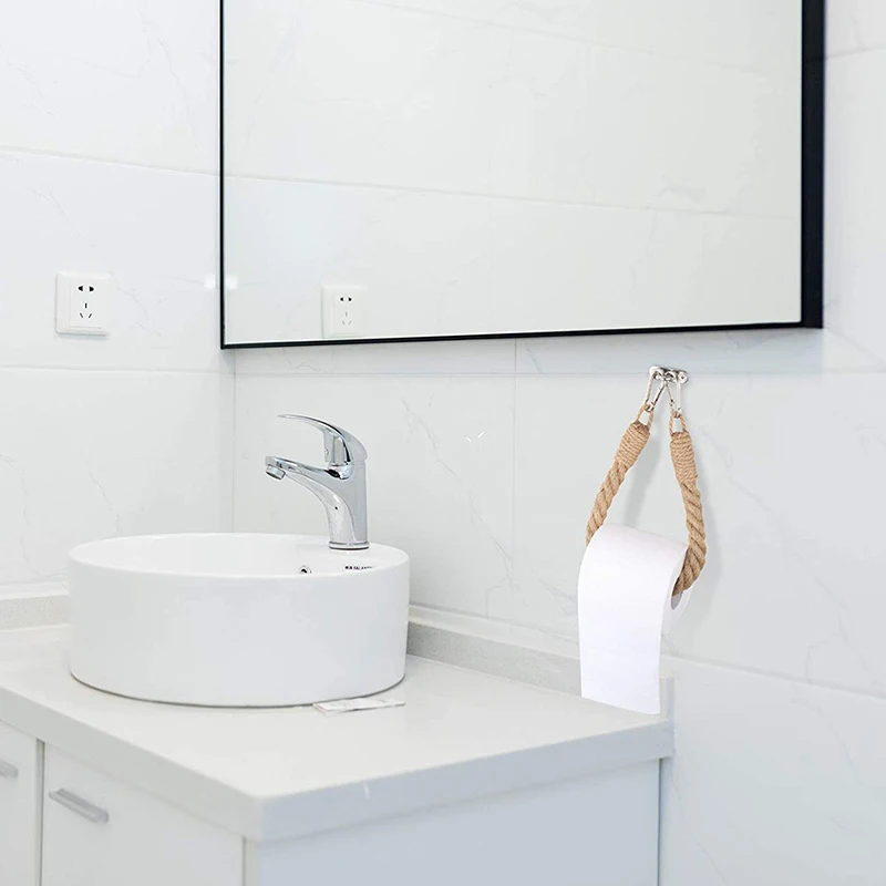 Набор веревок для держателя туалетной бумаги старинный промышленный настенный