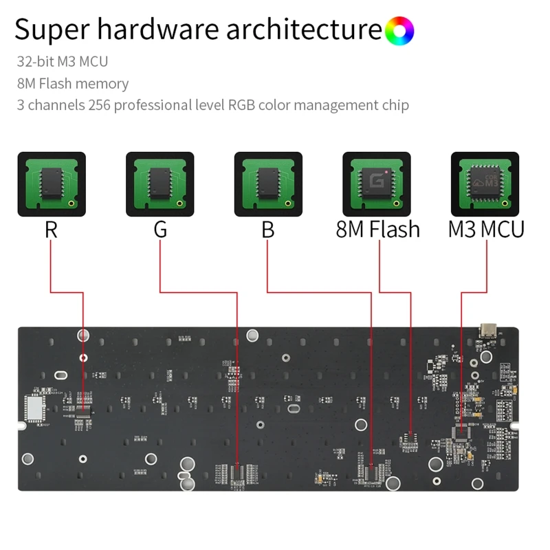 

SK61 Portable 60% Mechanical Keyboard Gateron optical Switches RGB Backlit Hot Swappable Wired Gaming Keyboardfor PC Mac