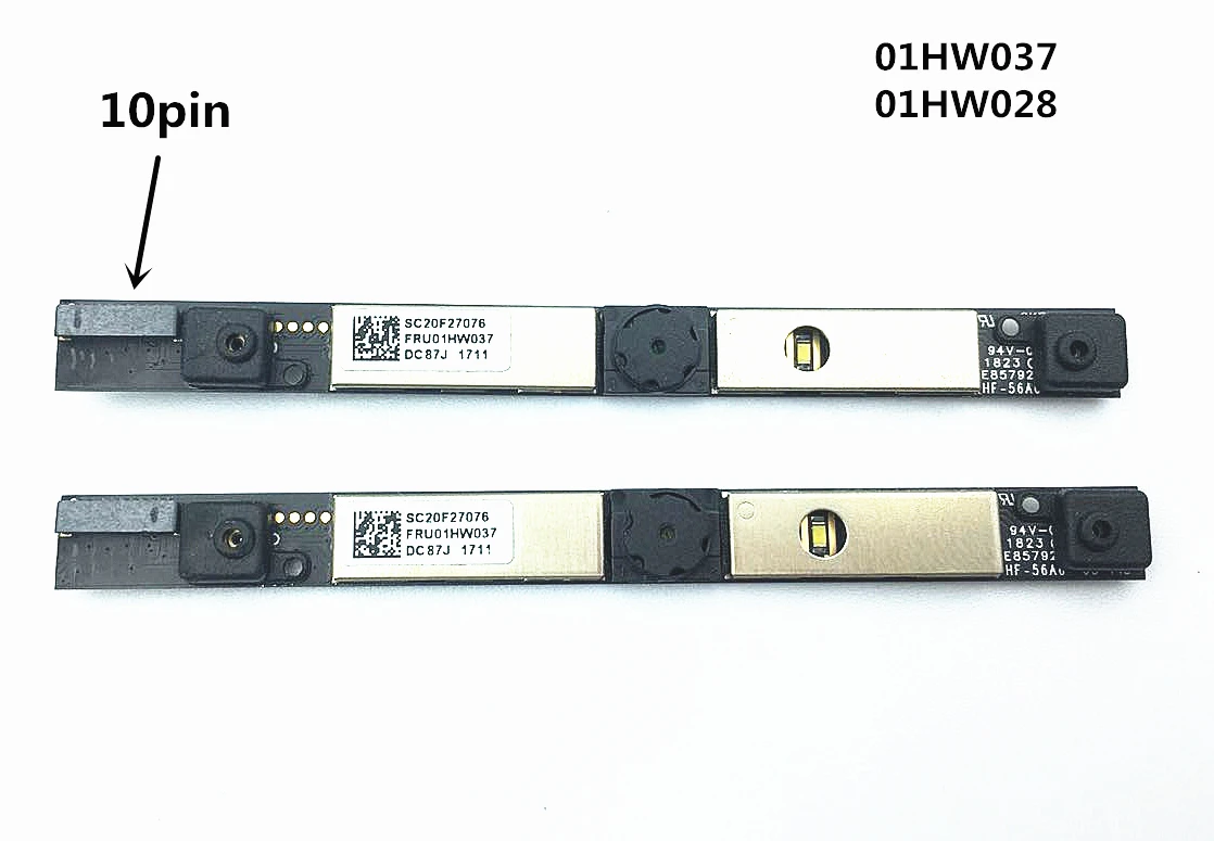 

Laptop webcam/Camera board for Lenovo Thinkpad E480 E485 E580 E585 T490 T490S T590 X280 X390 Yoga 11E 5th 01HW037 01HW028