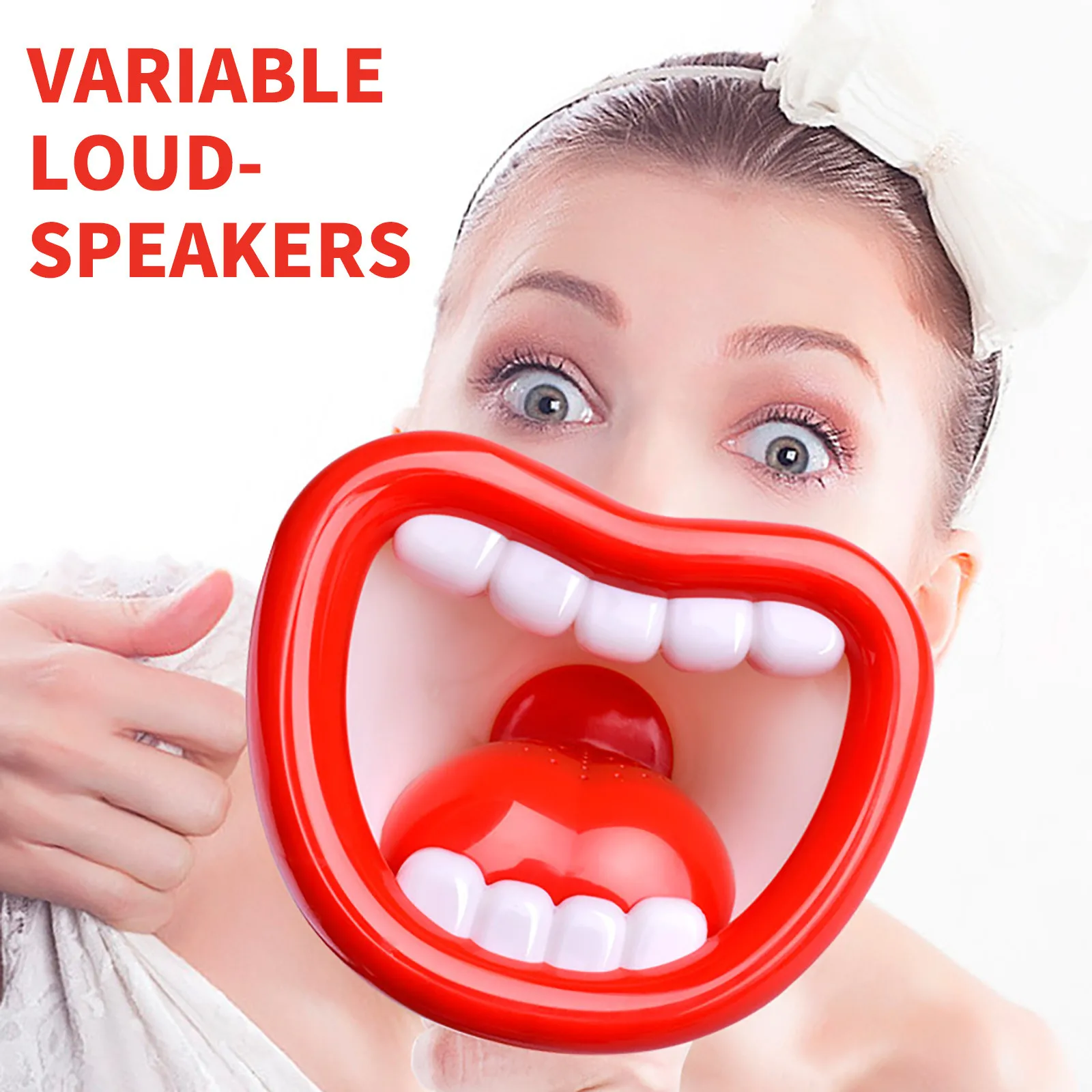 Детский Большой красный телефон Мегафон для детей с функцией Мегафона