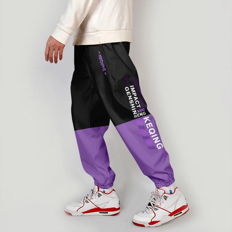 

2021 New 3D Print Genshin Impact pattern Sweatpants Women/Men Fitness Joggers Spring High Street Anime Trousers Pants Sweatpant