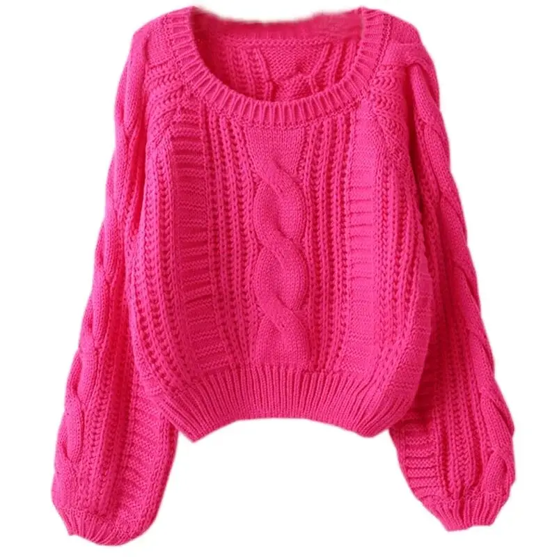 Женский свитер MUMUZI Осенний/зимний в Корейском стиле свободный трикотажный