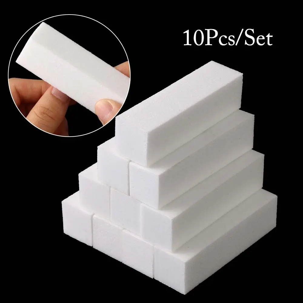 

Buffing Sanding Files Block Pedicure Manicure Care Nail Art Buffer Polish White Nail File Nail Art Tips Manicure Pedicure