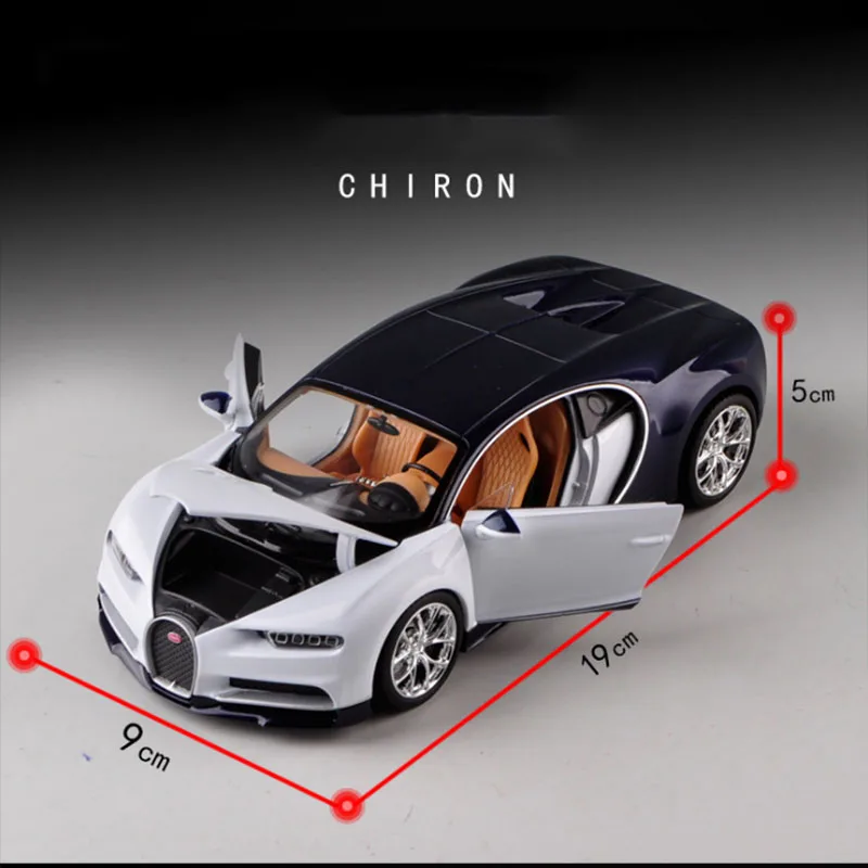1:24 горячая Распродажа, модель автомобиля, игрушки Bugatti Chiron, литье под давлением, Roadster, автомобиль, W, оригинальная коробка, F, для детей, для мужчин, рождественские подарки, коллекции
