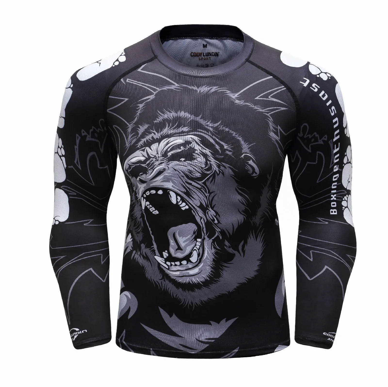 3D ММА футболка herren rashguard тематика Бразильское джиу джитсу Футболка