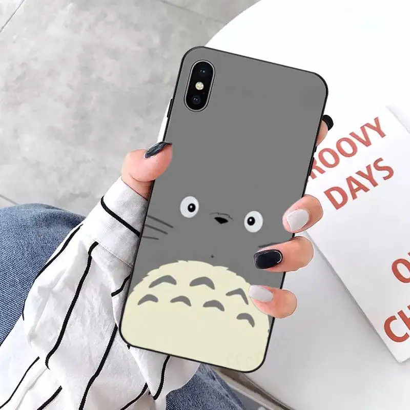 

Anime Spirited Away toroto Phone Case for iPhone 11 12 pro XS MAX 8 7 6 6S Plus X 5S SE 2020 XR mini