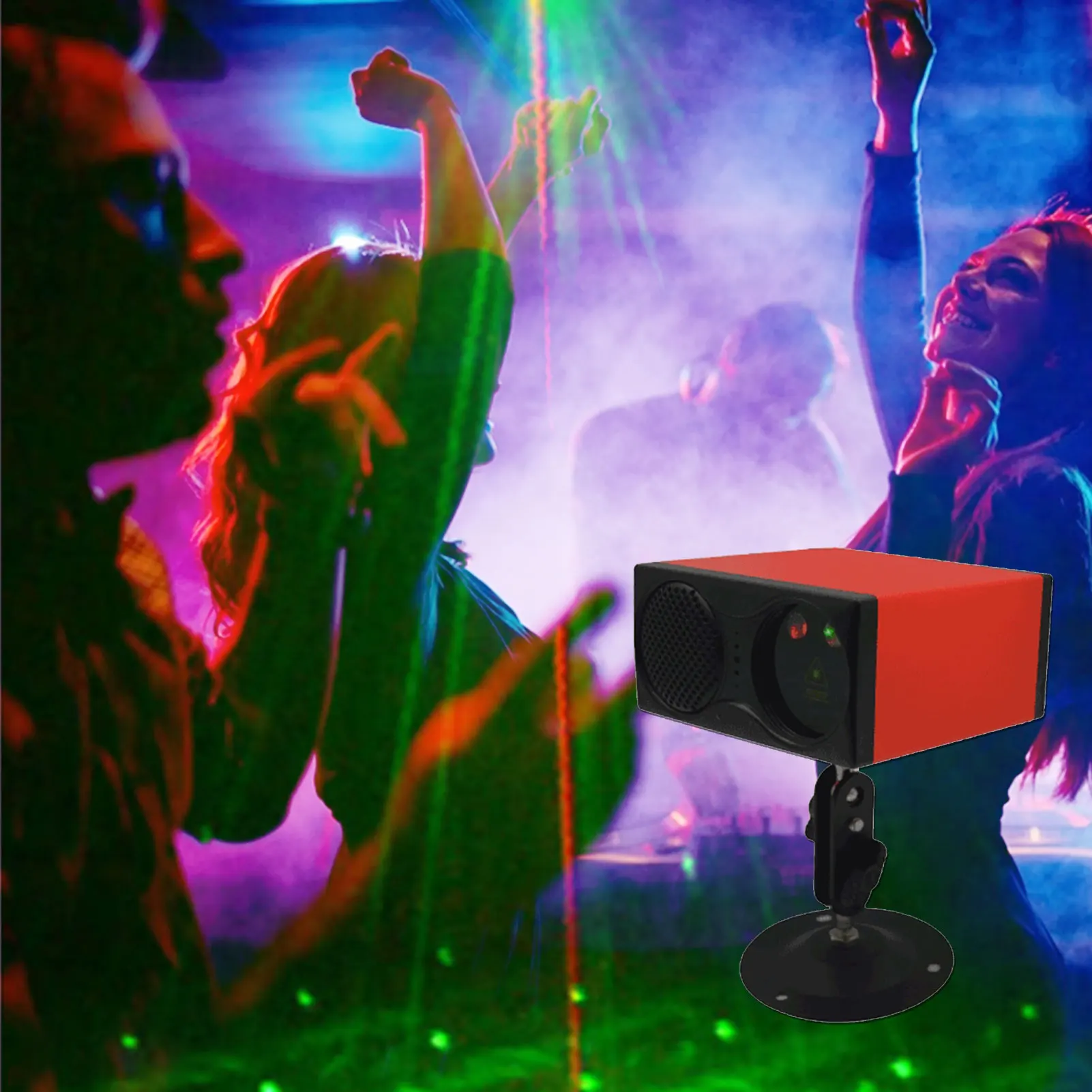 Mini 48 pattern star light with bluetooth music player USB charging KTV bar atmosphere holiday party car interior decor | Освещение