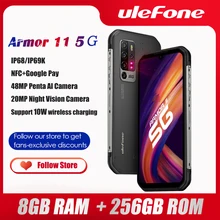 Ulefone Armor 11 5G Rugged Mobile Phone Android  8GB +256GB Waterproof Smartphone 48MP NFC Mobile Phone Wireless Charging (2)