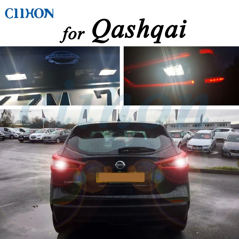 

4 шт., задние светодиодные лампы для Nissan Qashqai J10 J11 2007-2019