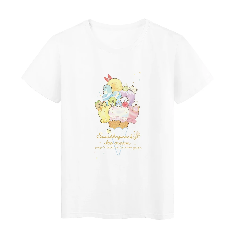 

Lovely Girls Summer Casual T-shirt Kawaii Graphic Cartoon Clothes Young Style Women shirts Korean Ulzzang Easy Matching Tops Tee