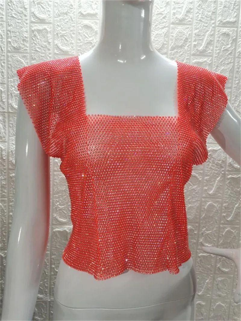 2019 блестящие женские вечерние майки стразы летние пляжные бюстье с кристаллами