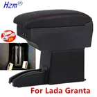 Подлокотник со светодиодный Ной подсветкой, для Lada Granta 2012-2018, калина 2003-2018, центральный автомобильный подлокотник для хранения