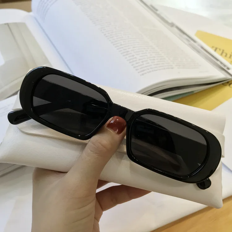 

Women Small Frame Fashion Sunglasses UV400 Sun Shades Eyewear Vintage Cat Eye Sun Glasses Simple For Mountaineering Fishing