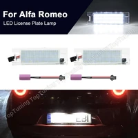 for alfa romeo 147 156 159 166 giulietta gt brera coupe nuovo spider led license plate lights number plate lamps canbus 1pair