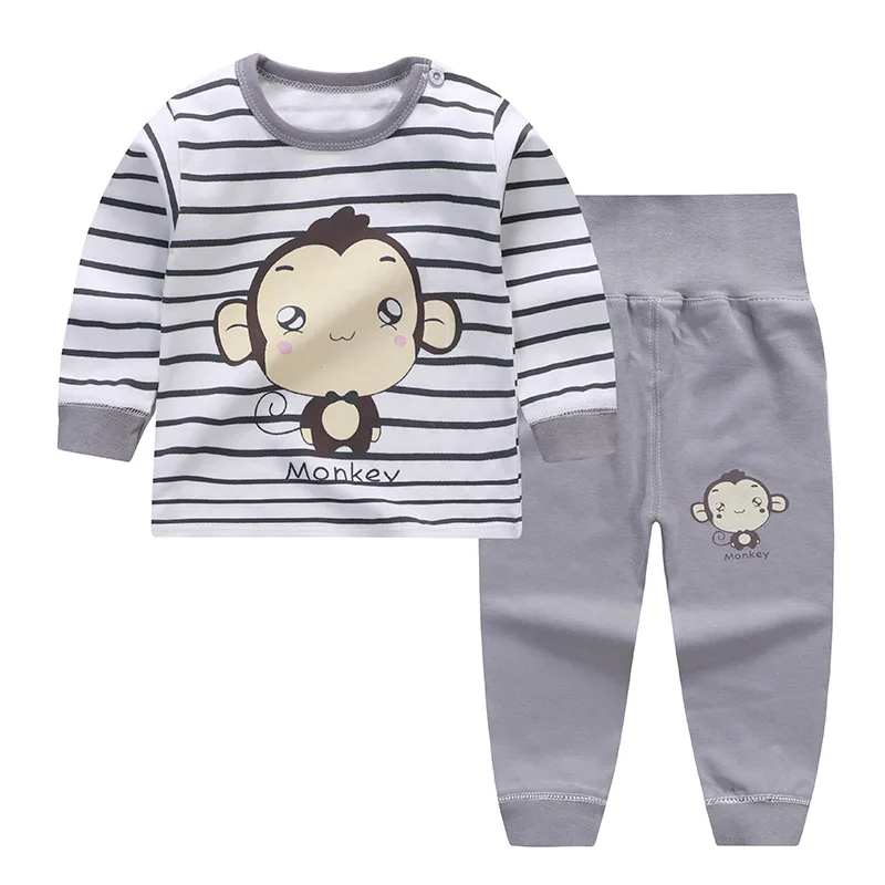 2020 детский Модный комплект кальсонов Повседневная теплая одежда для сна