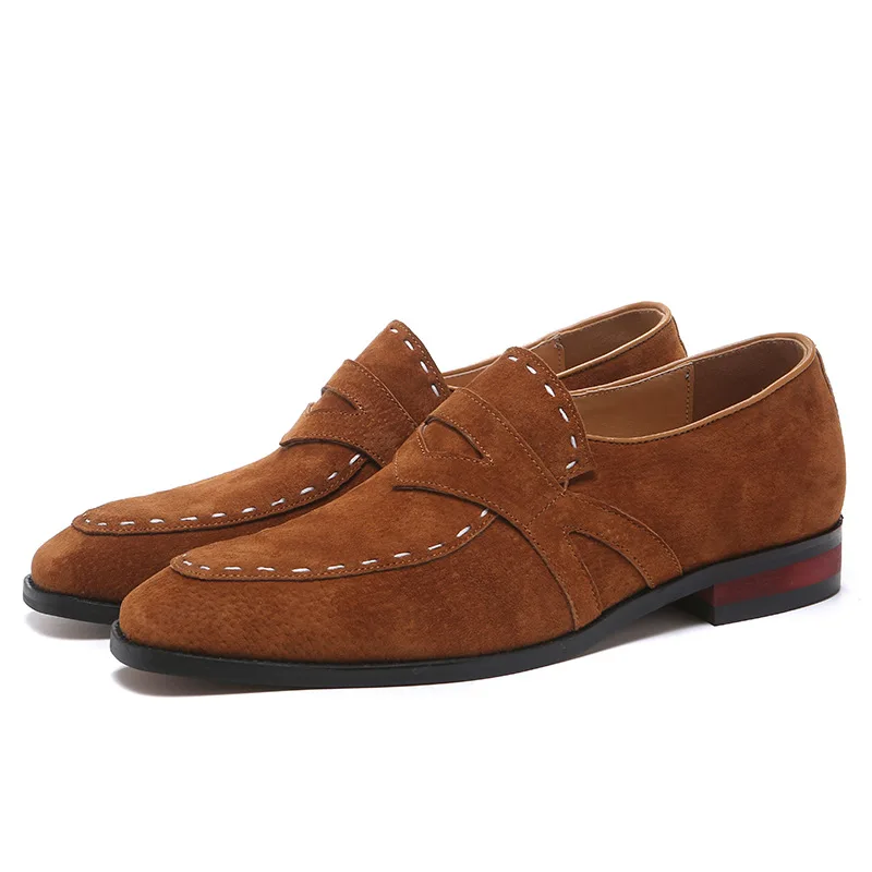 

Oxfords shoes men Leather Men's Shoes Lace Up Breathable Formal Office For Man Big Size 37-48 Flats Casual Dress Shoes Men