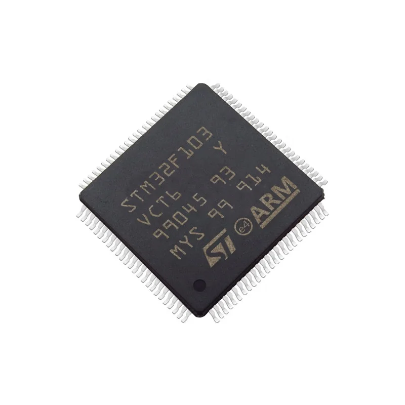 

Электронные компоненты STM32F103VCT6 LQFP100, микроконтроллер IC MCU, интегральные схемы STM32F103VCT603RET6