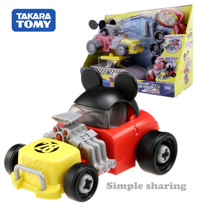 Takara Tomy Tomica Disney Микки Маус и дорога Racers Kumikai DIY Hot Rod модель коллекционные предметы