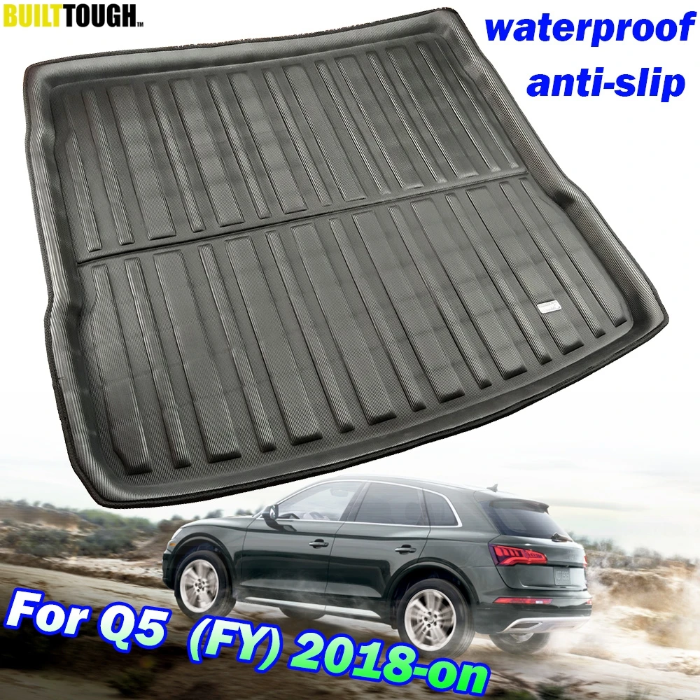 For Audi Q5 SQ5 FY MK2 2018 2019 Car Tailored Cargo Liner Boot Tray Rear Trunk Floor Mat Tray Carpet Waterproof