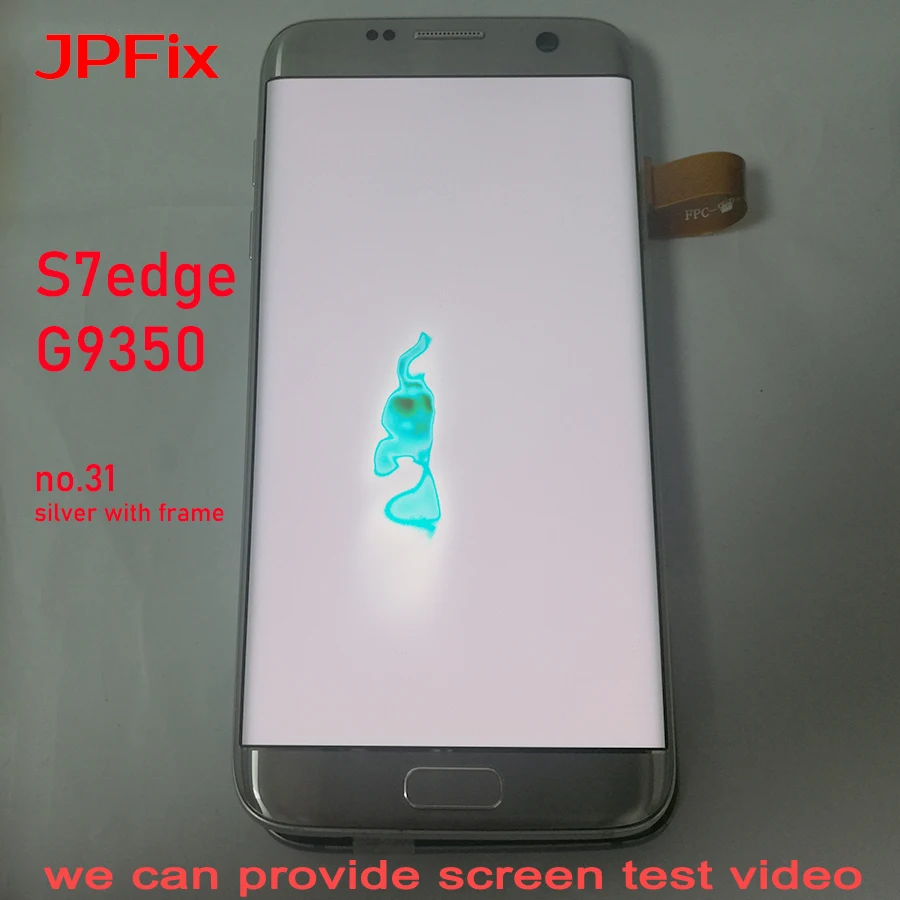 JPFix AMOLED для Samsung Galaxy S7 Edge G935FD G935A G9350 ЖК дисплей с сенсорным экраном в сборе Полная
