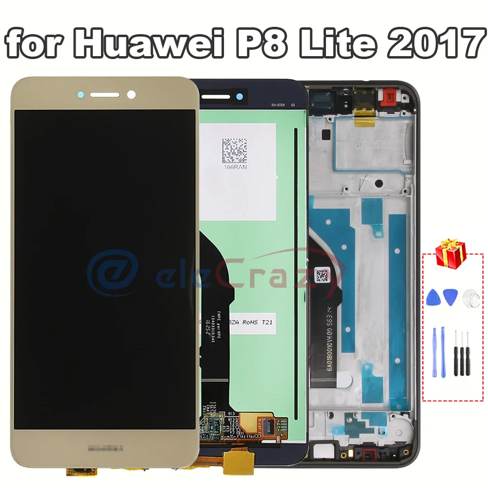 Для оригинального 5 2 &quotP8 Lite 2017 ЖК дисплей Дисплей с сенсорным экраном Экран +