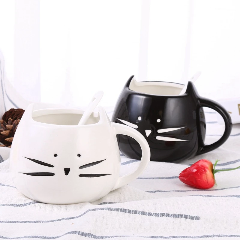 1 шт. Новинка милая Кошка Животное молочная Кружка Керамическая креативная