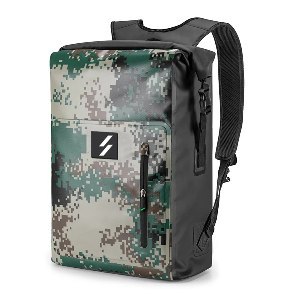 

25L Large Capacity PVC Backpack Roll Top Waterproof Dry Bag Backpack for Cycling Camping Hiking Fishing Kayaking Men Women 2020