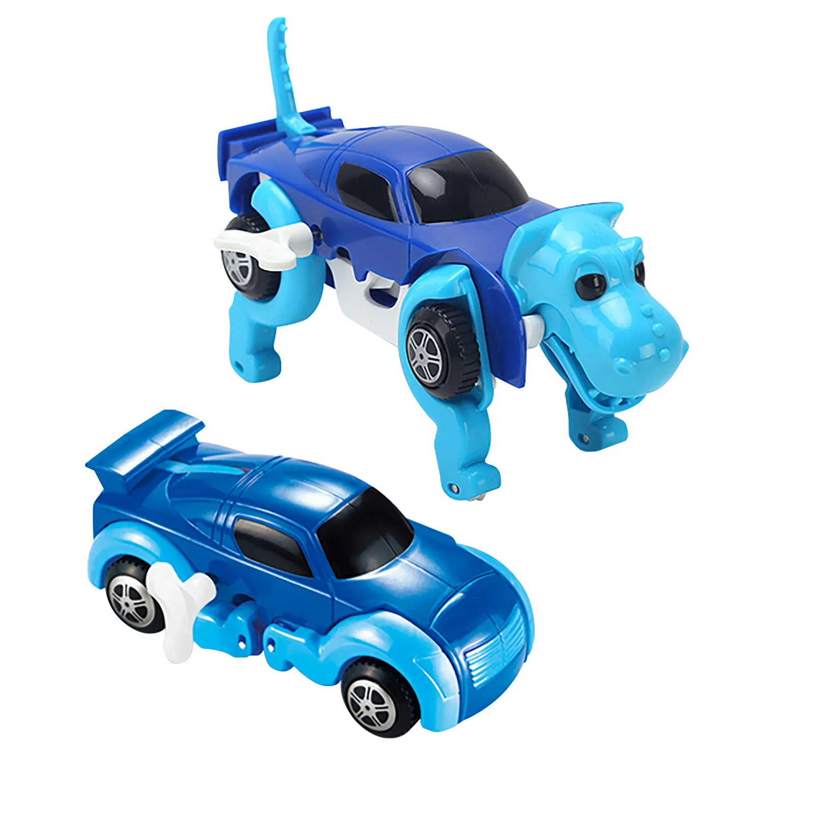

Wind-up Clockwork Toys Dog Funny Can Automatically Transform Dinosaur Small Animal Car Toy Drop shipping jouets pour enfant