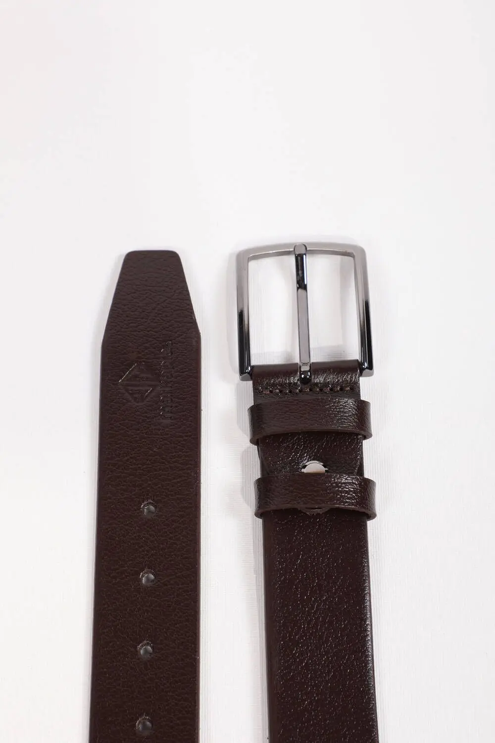 

Mens Brown Plain Genuine Leather Belt